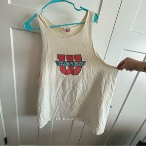 Men’s, vintage, Wilson, extra-large, sleeveless, tank, workout, athletic,